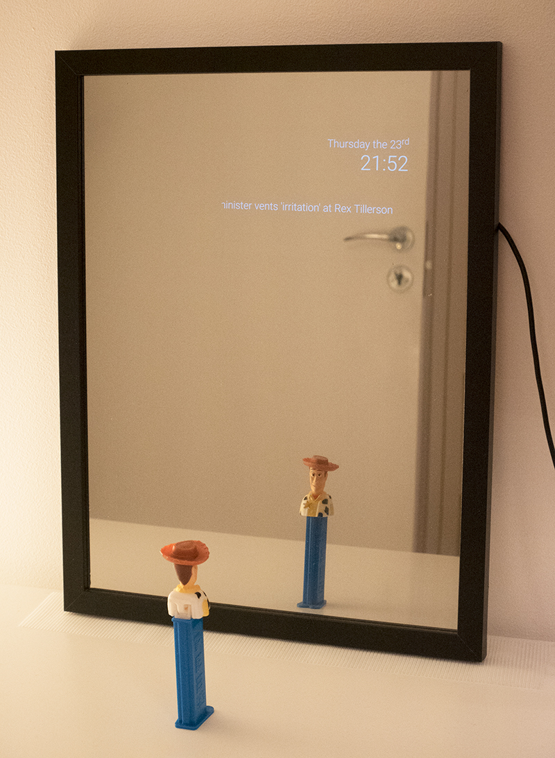 The Mirror Assistant - The First Version of Our Smart Mirror