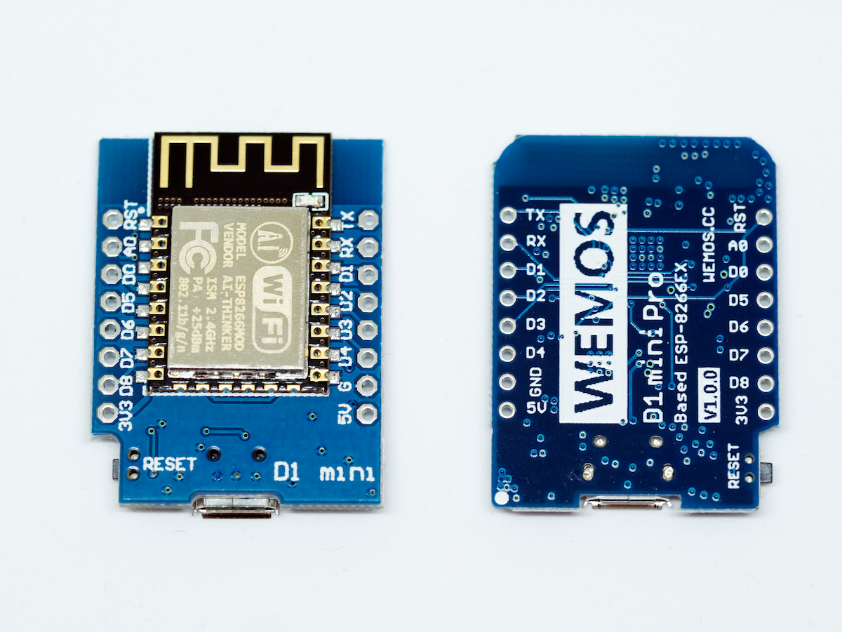 Getting started with WeMos D1 mini and WeMos D1 mini PRO